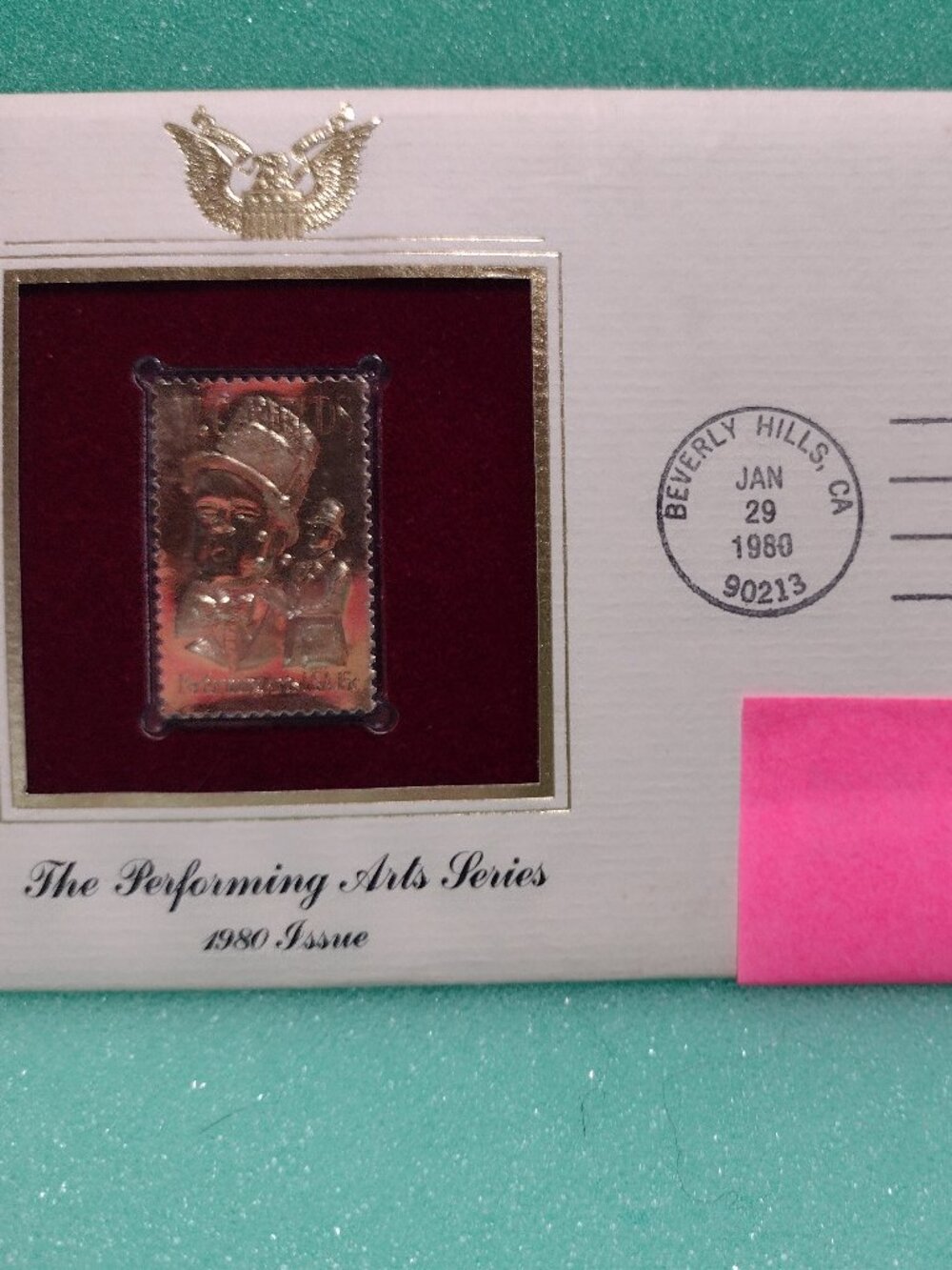 22 kt Golden Replicas of United States Stamps 1980 - Picture 2 of 16